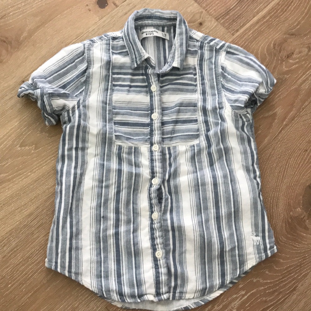 Abercrombie and Fitch girls stripe shirt
